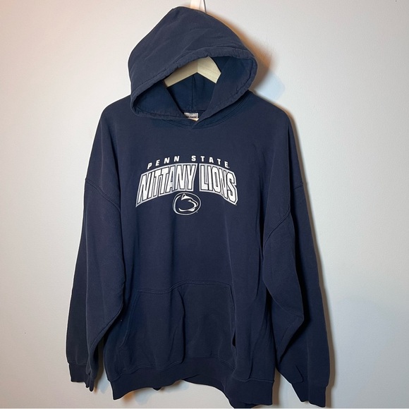 Penn State Nittany Lions Hoodie Men’s 2XL Navy Blue Sweatshirt Pullover - Picture 1 of 7